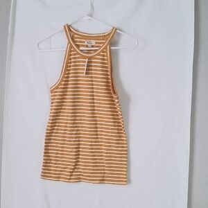 FINAL SALE MADEWELL WOMEN TOP TSHIRT SIZE  S moutard NWT